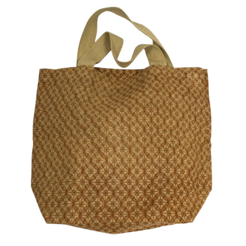 The Grocer Lattice Bronze Reusable Jute Bag