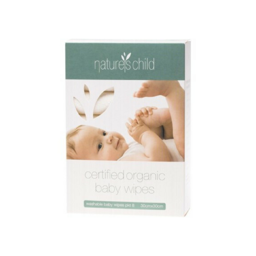 Certified Organic Cotton Baby Wipes (8 Wipes)