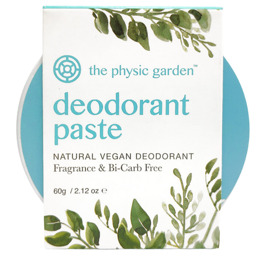 Natural Vegan Deodorant Paste Fragrance/Bi Carb Free (60 g)