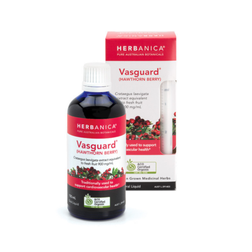 Certified Organic Plant Tincture Vasguard  - Hawthorn Berry (100 ml)