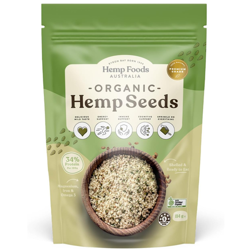 Hemp Foods Australia Organic Hulled Hemp Seeds (114 g)
