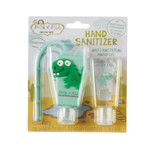 Anti Bacterial Hand Sanitizer Gel Dino (2 x 29 ml)