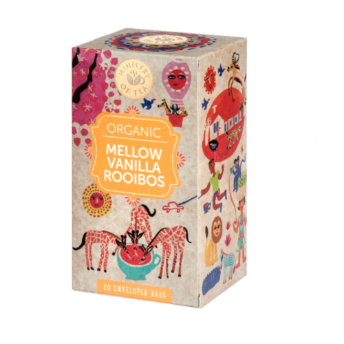 Certified Organic Mellow Vanilla Rooibos Tea (20 Bags)