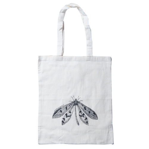 Reusable & Eco Friendly Calico Tote Dragonfly