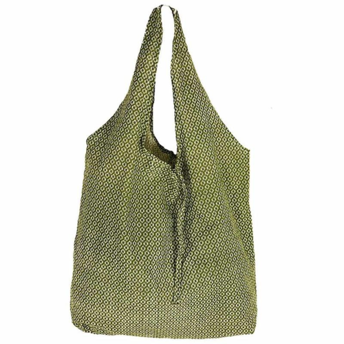 Cotton Reusable Hampi Bag Lattice Olive