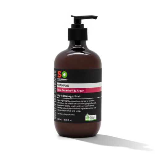 Shampoo Rose Geranium Argan For Dry & Damaged Hair (500 ml)
