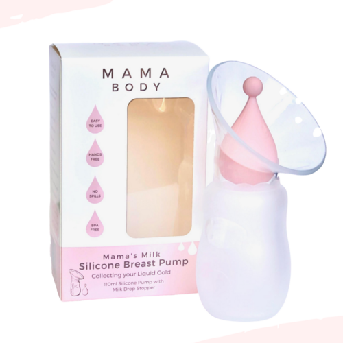 Mama's Milk BPA Free Silicone Breast Pump+Milk Drop Stopper