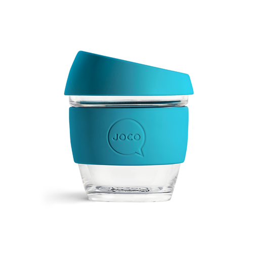 Joco Artisan Blown Reusable Glass Cup Blue_236 ML (8 OZ)