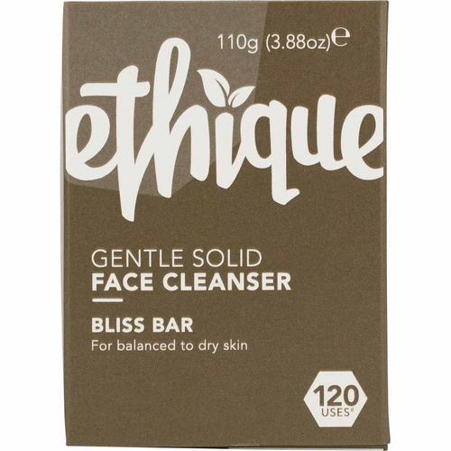Unscented Solid Face Cleanser For Balance To Dry Skin Bliss Bar (110 g)