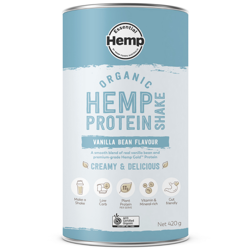 Certified Organic Hemp Protein Vanilla (420 g)