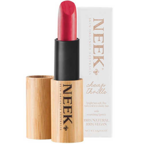 NEEK 100% Natural Vegan Lipstick Cheap Thrills - Satin (Full Size)