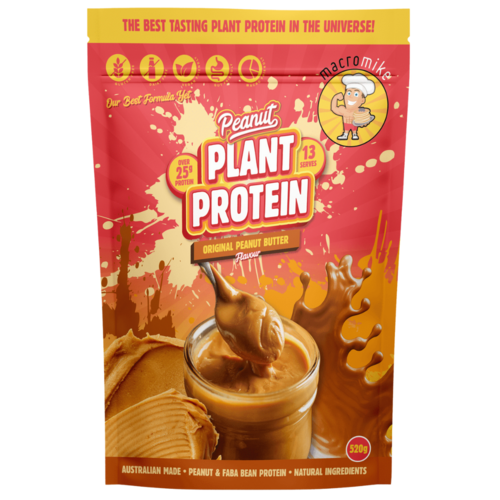 Macro Mike Peanut Plant Protein Peanut Butter (520 g)