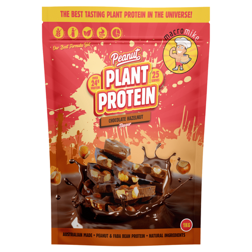 Macro Mike Peanut Plant Protein Chocolate Hazelnut (1 kg)
