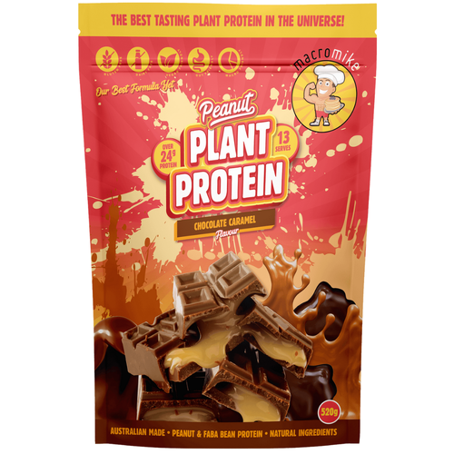 Macro Mike Peanut Plant Protein Chocolate Caramel (520 g)