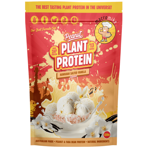 Macro Mike Peanut Plant Protein Hawaiian Salted Vanilla (520 g)