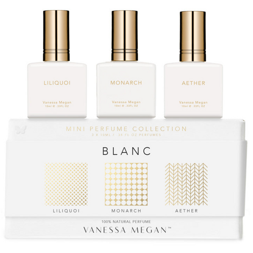 100% Natural Mini Perfume Trio Collection Blanc