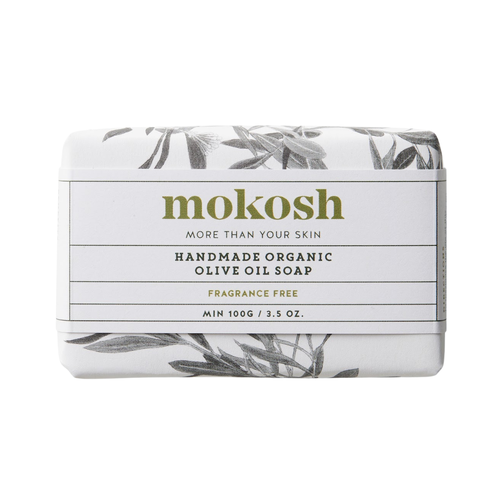 Certified Organic Olive Oil Soap Fragrance Free (100 g)