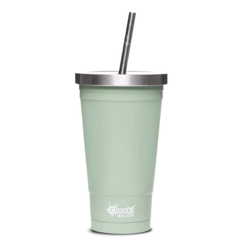 Stainless Steel Insulated Tumbler With Straw Pistachio (500 ml)