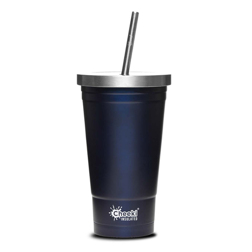 Stainless Steel Insulated Tumbler With Straw Ocean (500 ml)