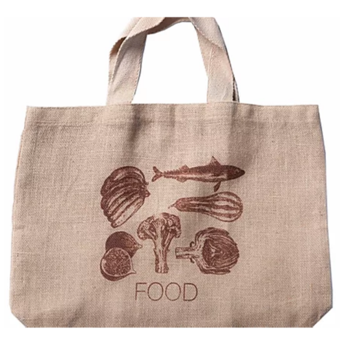The Grocer Food Bronze Reusable Jute Bag