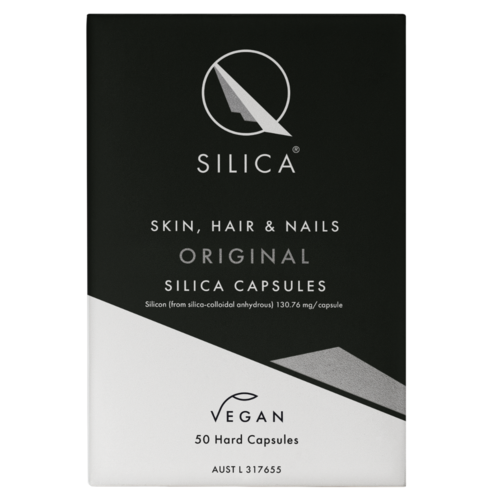 Qsilica Skin, Hair & Nails Original Silica Capsules (50 Capsules)