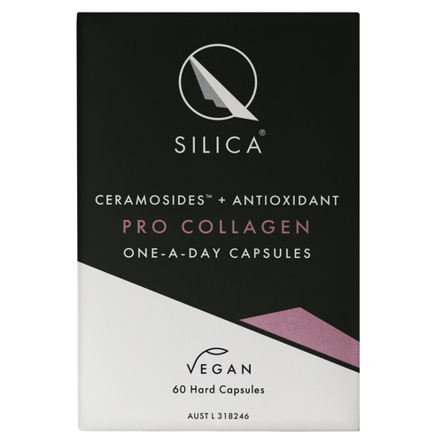 Qsilica Ceramosides & Antioxidant Pro Collagen One-A-Day Capsules (60 Capsules)