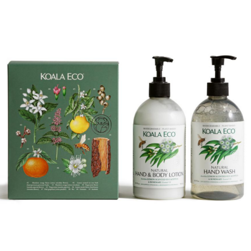 Hand Wash & Body Lotion Gift Pack Lemon Scented Eucalyptus & Rosemary