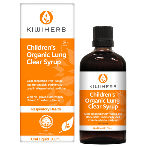 Kiwiherb Children’s Organic Lung Clear Syrup (100 ml)