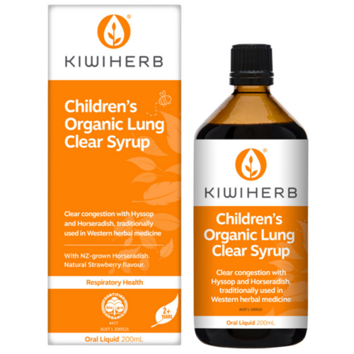 Kiwiherb Children’s Organic Lung Clear Syrup (200 ml)