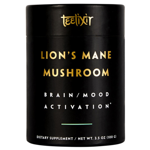 Teelixir Certified Organic Lion's Mane Mushroom For Brain & Mood Activation (100 g)