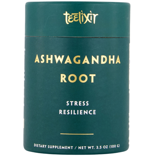 Teelixir Certified Organic Ashwagandha Root For Stress Resilience (100 g)