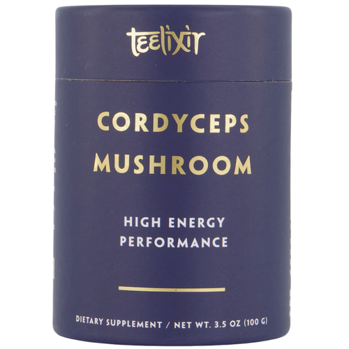 Teelixir Certified Organic Cordyceps Mushroom For High Energy & Performance (100 g)