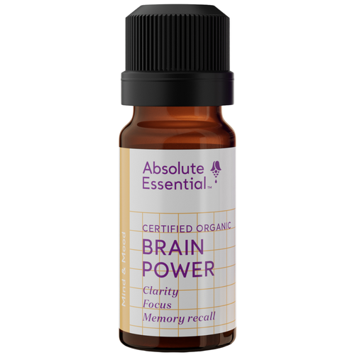 Certified Organic Brain Power Essential Oil Blend (10 ml)