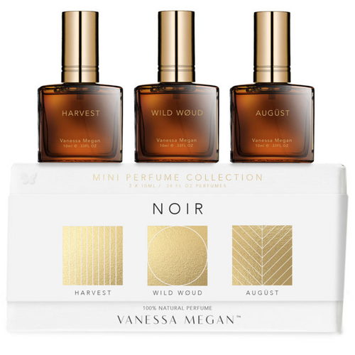 100% Natural Mini Perfume Trio Collection Noir