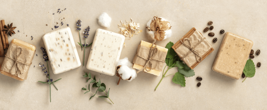 Reveal your skin's glow with organic body soaps