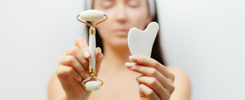 Benefits of gua sha facial and face roller