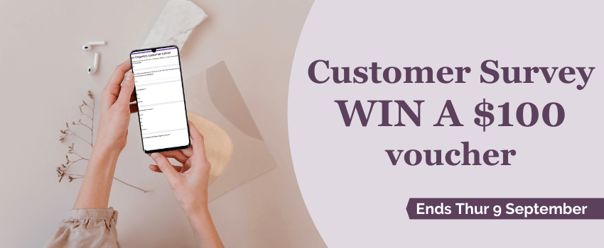 Want to win a $100 voucher: 90-sec customer survey